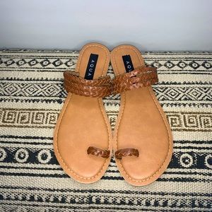 Aqua Slay Braided Strappy Sandals ‼️LAST PAIR‼️